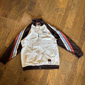 Ecko Unlimited White and Brown Men's Jacket